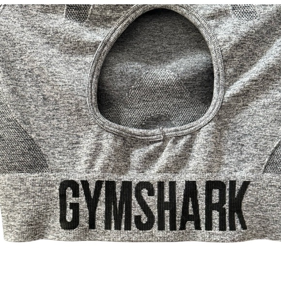 Gymshark Long Sleeve Grey Crop Top! Medium! - Picture 4 of 5